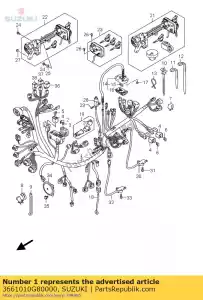 suzuki 3661010G80000 wiring harness - image 21 of 21