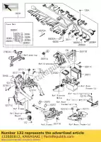 132BB0812, Kawasaki, perno-bridado-pequeño común kawasaki er-6n kle klz 650 1000 2006 2007 2008 2009 2010 2011 2012 2013 2014, Nuevo