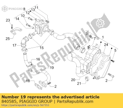 Aprilia 840585, Rura, OEM: Aprilia 840585