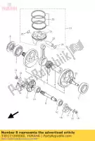 33D115360000, Yamaha, engrenagem, dirigir yamaha yz 450 2010 2011 2012 2013, Novo