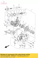 1SCG61020000, Yamaha, rolamento montado yamaha yfm 300 2013, Novo