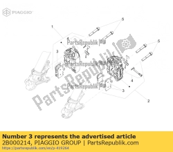 Aprilia 2B000214, Pastillas de freno, OEM: Aprilia 2B000214