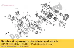 Aqui você pode pedir o contraeixo (15t) em Honda , com o número da peça 23421MCT000: