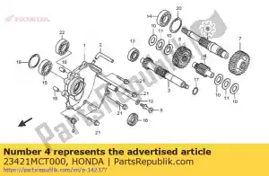 honda 23421MCT000 arbre intermédiaire (15t) - La partie au fond