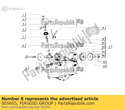 Aprilia 005955, Pier?cie?, OEM: Aprilia 005955