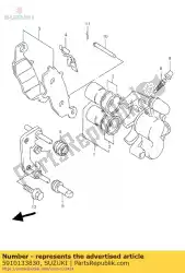 Qui puoi ordinare pastiglie dei freni da Suzuki , con numero parte 5910133830: