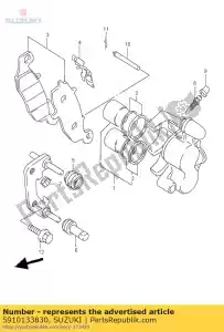 suzuki 5910133830 pastiglie dei freni - Il fondo