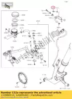 132BB0610, Kawasaki, bout-flens-klein, 6x10 gemeenschappelijk kawasaki  d el eliminator en er er-6f er-6n gpx gpz gtr klx kvf kx ninja vn voyager z zg zrx zx zxr zz r zzr 125 140 230 250 252 300 360 500 600 650 750 900 1000 1100 1200 1500 1600 2000 1985 1986 1987 1988 1989 1990 1991 1992 1993 1994 1995 1996 1997 199, Nieuw