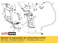 Qui puoi ordinare tubo testa raffreddatore d'acqua da Piaggio Group , con numero parte 855166: