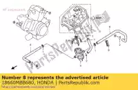 18660MBB680, Honda, stay, sterowanie wtryskiem powietrza honda vtr  sp2 fire storm f xl varadero v sp1 xl1000v vtr1000f 1000 , Nowy