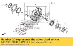 Aquí puede pedir collar, fr. Distancia entre ejes de Honda , con el número de pieza 44620MT3000: