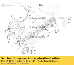 Here you can order the tubazione freno unit? Abs - pinza post. From Piaggio Group, with part number 1C005428: