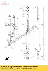 Here you can order the front fork assy (l. H) from Yamaha, with part number 2D1231020300: