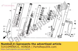 Honda 51410MENA31 rurka zewn?trzna - Dół