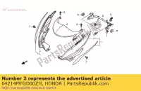 64214MFGD00ZH, Honda, cappuccio, r. fr. lato * r320p honda cb hornet f fa cbf  na s cbr rra rr sa n cb600f cb600fa 600 , Nuovo