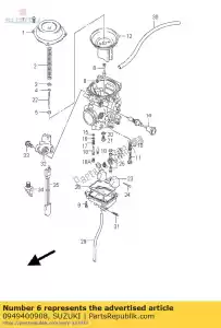suzuki 0949400908 descrição não disponível - Lado inferior