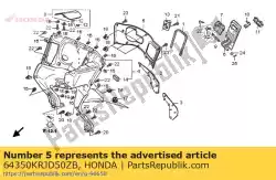 Aquí puede pedir panel, cubierta interior * nha48m * (nha48m quasar silver metallic) de Honda , con el número de pieza 64350KRJD50ZB: