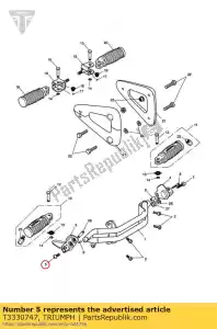 triumph T3330747 vis btn / hd m10 x 24 s / s - La partie au fond