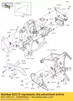 921720137, Kawasaki, ?ruba 6x26 vn2000-a1h kawasaki  vn vulcan 900 1700 2000 2004 2005 2006 2007 2008 2009 2010 2011 2012 2013 2014 2015 2016 2017 2018 2019 2020 2021, Nowy