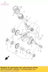 Here you can order the gear, balance welght assy. From Yamaha, with part number 5VLY11532000: