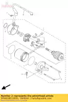 5PW818010000, Yamaha, borstel set yamaha yzf r 1000 2000 2001 2002 2003 2004 2005 2006, Nieuw