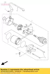 Aqui você pode pedir o conjunto de escova em Yamaha , com o número da peça 5PW818010000: