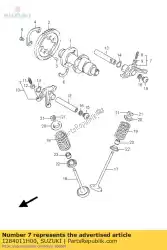 Here you can order the arm comp,valve from Suzuki, with part number 1284011H00: