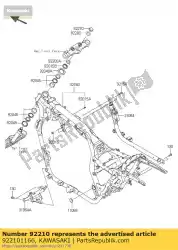 moer vn1500-g1 van Kawasaki, met onderdeel nummer 922101166, bestel je hier online: