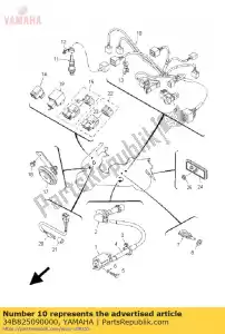 yamaha 34B825090000 drut, przewód pomocniczy - Dół