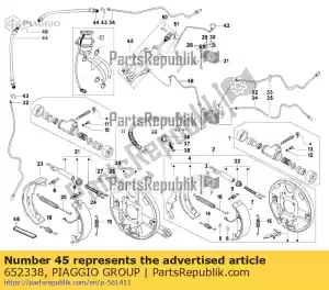 Piaggio Group 652338 pampafreno - Il fondo