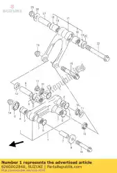 Here you can order the lever set,rear from Suzuki, with part number 6260002840: