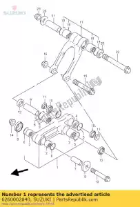 suzuki 6260002840 lever set,rear - Bottom side