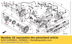 Aquí puede pedir caso, diferencial de Honda , con el número de pieza 42411HP0A01: