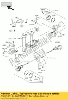 230510019, Kawasaki, lâmpada de sinal de suporte kawasaki vn custom c classic b vulcan lt d vn900 900 , Novo