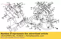 18343MBTC40, Honda, protetor, r interno honda xl varadero v va xl1000v xl1000va 1000 , Novo