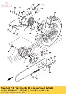 yamaha 945805209800 entrainement par chaine - La partie au fond