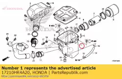 Aquí puede pedir filtro de aire de la caja de Honda , con el número de pieza 17210HR4A20: