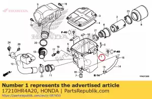 honda 17210HR4A20 filtro de aire de la caja - Lado inferior