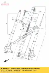 Ici, vous pouvez commander le joint torique auprès de Yamaha , avec le numéro de pièce 3XJ23147L000: