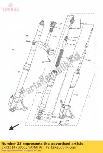 yamaha 3XJ23147L000 joint torique - La partie au fond