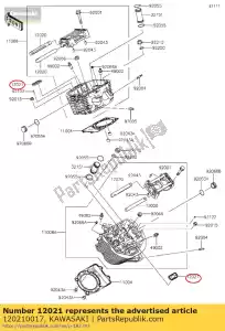 kawasaki 120210017 válvula-assy-reed vn900b6f - Lado inferior