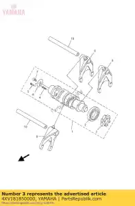 yamaha 4XV181850000 segment - Bottom side