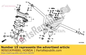 Honda 90501KPH880 collar a, ajuste de la manija - Lado inferior