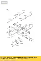 Ici, vous pouvez commander le chaîne de réglage, intérieur kx80-l1 auprès de Kawasaki , avec le numéro de pièce 330401081: