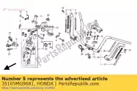 35105MG9681, Honda, deksel, schakelaar honda cb cmx f (j) portugal / kph gl 125 450 1500 1986 1987 1988 1989 1990 1992 1997 1998 1999 2000, Nieuw