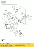 13272Y015, Kawasaki, plaque, rampe kawasaki ninja ex krt edition b j  special a j300 abs 300 , Nouveau