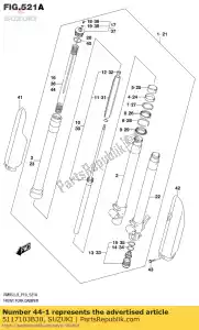 Suzuki 5117103B30 ressort, avant (k = - La partie au fond