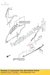 Aquí puede pedir escudo, debajo de co de Suzuki , con el número de pieza 9448647H00: