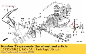 honda 16952KSJA21 aucune description disponible pour le moment - La partie au fond