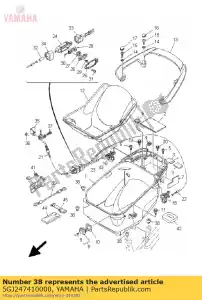 Honda 9451440000 circlip, externe, 40mm - La partie au fond